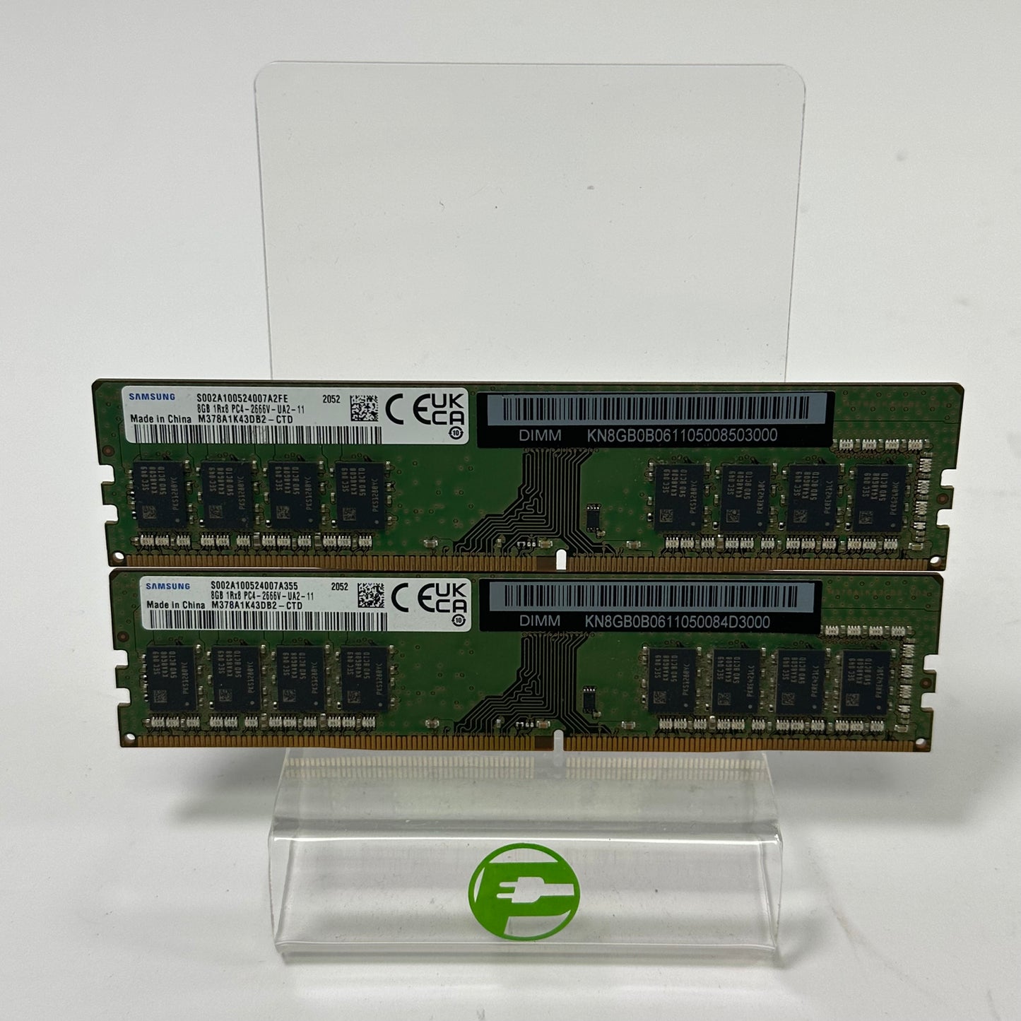 Samsung PC4-2666V 16GB (2x8GB) RAM DDR4 2666MHz M378A1K43DB2-CTD