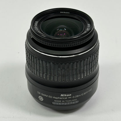 Nikon AF-S DX NIKKOR 18-55mm f/3.5-5.6 G II Auto Lens F