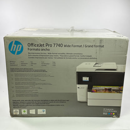 New HP OfficeJet Pro All In One InkJet Printer White 7740