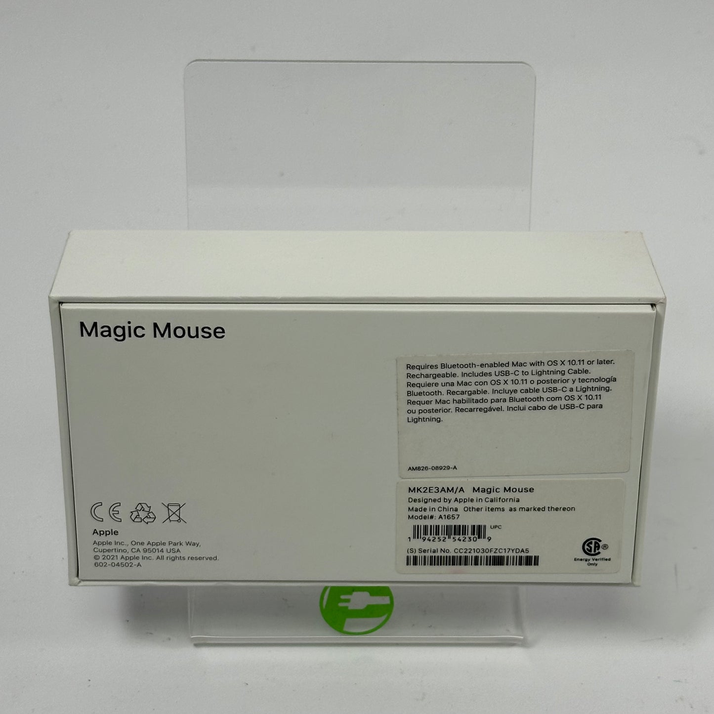 Apple Magic Mouse MK2E3AM/A White