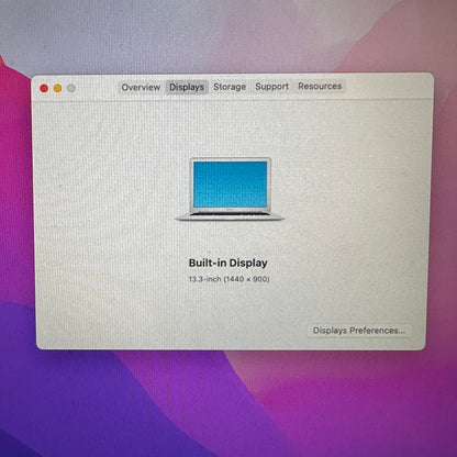 2015 Apple MacBook Air 13.3" i5 1.6GHz 4GB RAM 128GB SSD Silver A1466