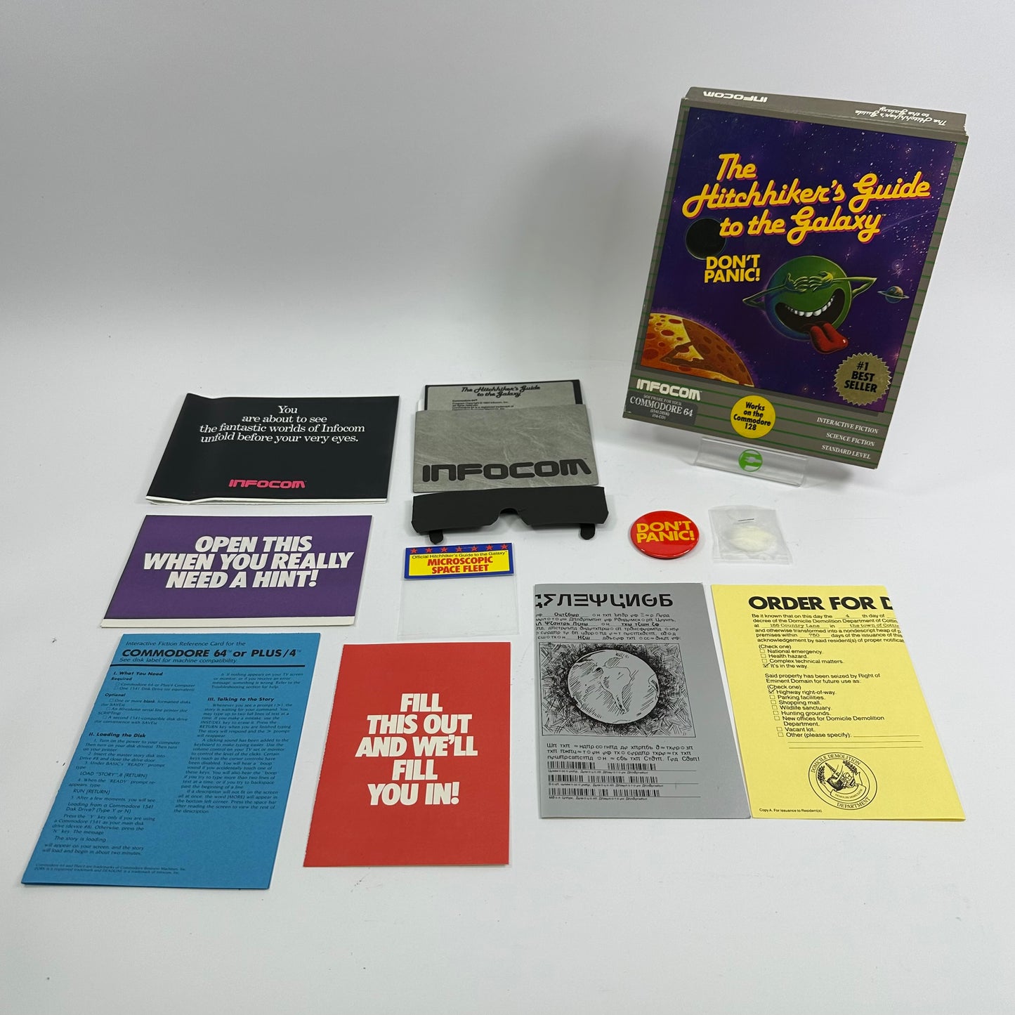 The Hitchhikers Guide to the Galaxy (Commodore 64, 1984)