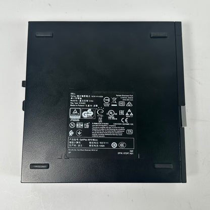 Dell OptiPlex 5070 Micro D10U Core i5-8500T 2.10GHz 8GB RAM 256GB SSD