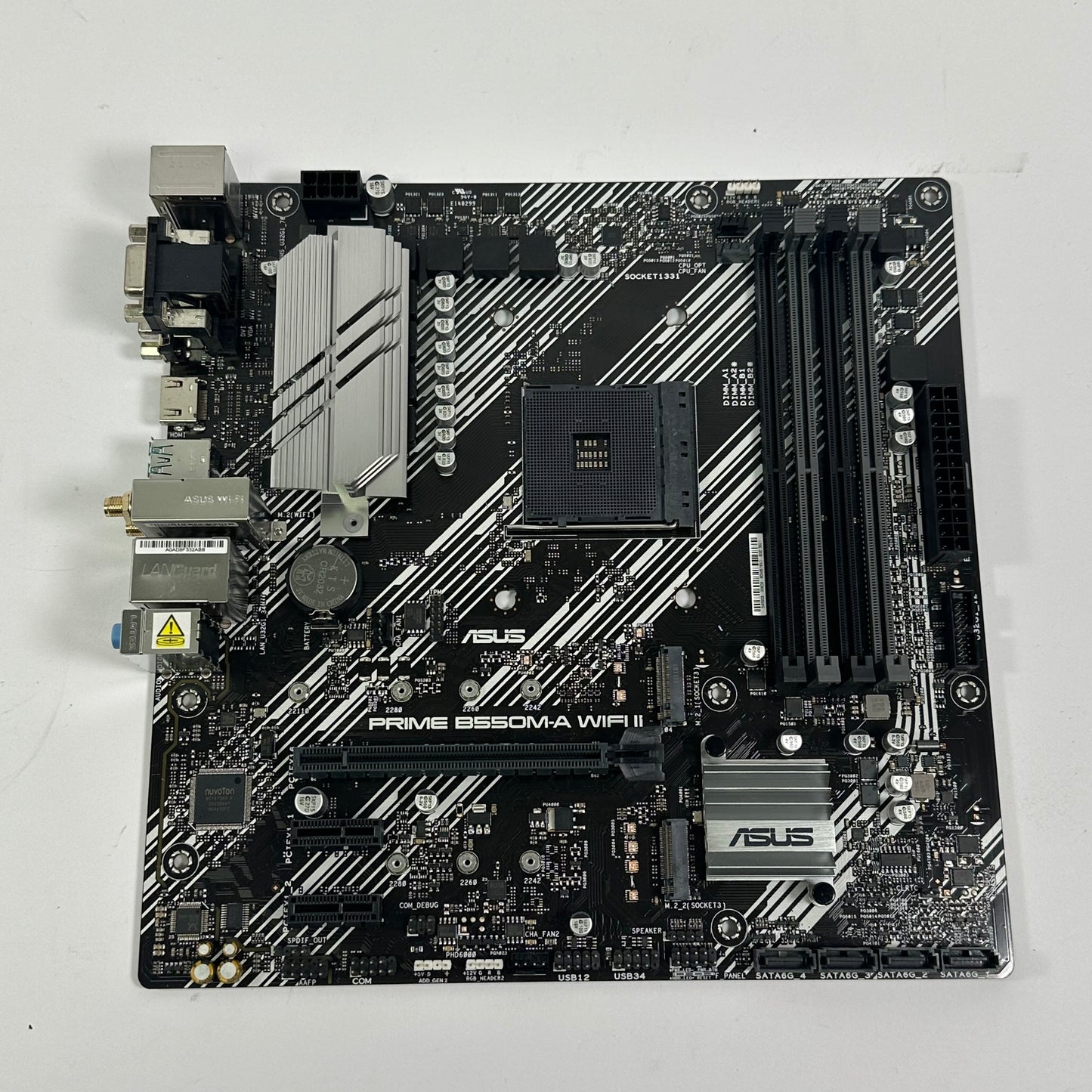 Asus Prime B550M-A WIFI II AM4 microATX AMD DDR4 Motherboard