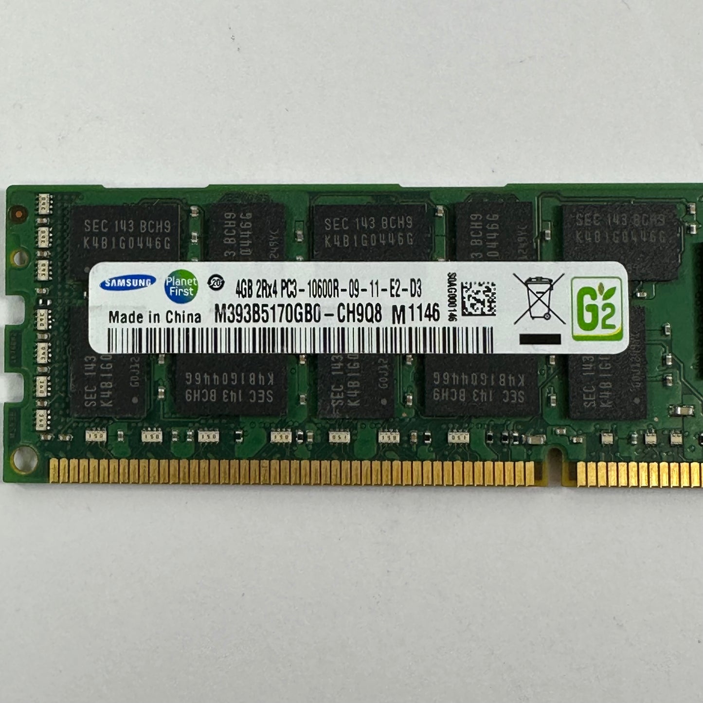Samsung PC3-10600R 24GB (6x4GB) Server RAM DDR3 1333MHz M393B5170FH0-CH9Q5