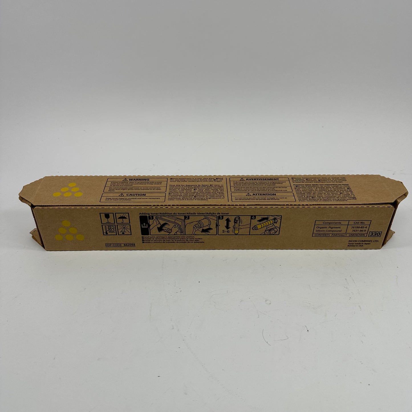 New Ricoh MP C406 842094 Yellow Print Cartridge