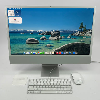 2021 Apple iMac 24" M1 8 Core 3.2GHz 8GB RAM 256GB SSD Silver A2438