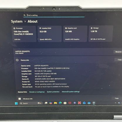 Lenovo LOQ 15 15IRX10 15.6" i7-13650HX 32GB RAM 1TB 512GB SSDs GeForce RTX 5060