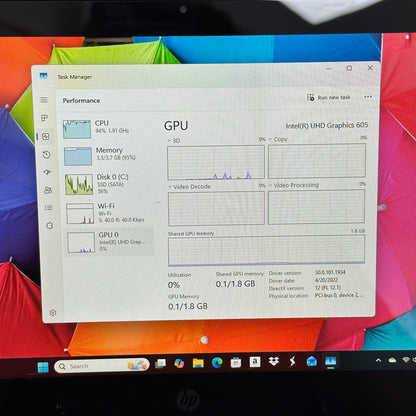 HP Pavilion x360 11M-AP0013DX 11.6" Pentium Silver N5000 1.10 4GB RAM 128GB SSD