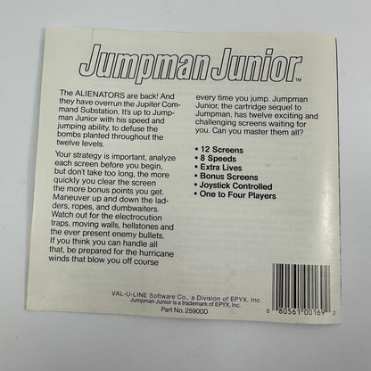 Jumpman Junior (Commodore 64, 1983)