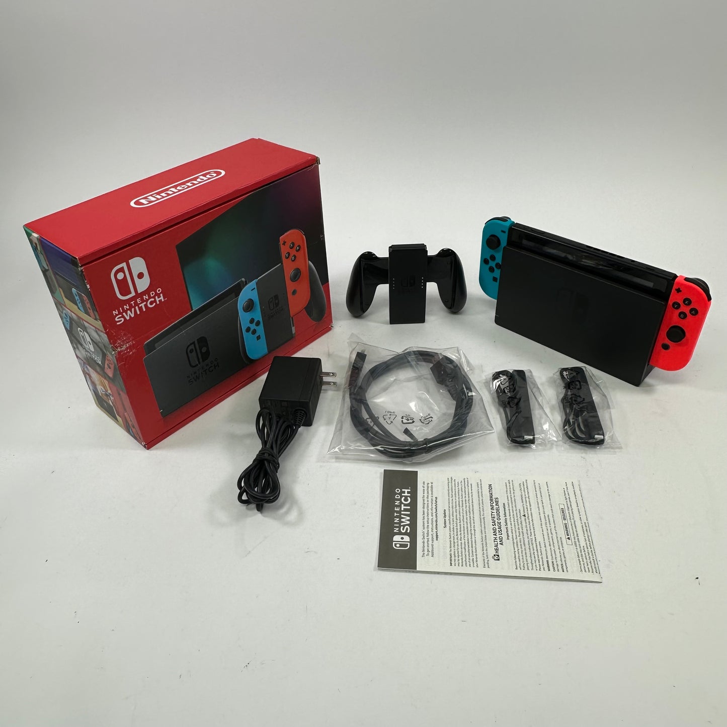 Nintendo Switch v2 Console HAC-001(-01) Neon Red/Blue
