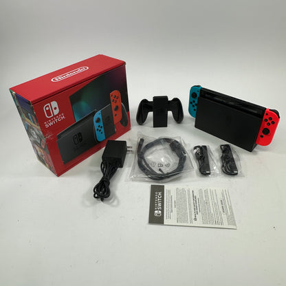 Nintendo Switch v2 Console HAC-001(-01) Neon Red/Blue