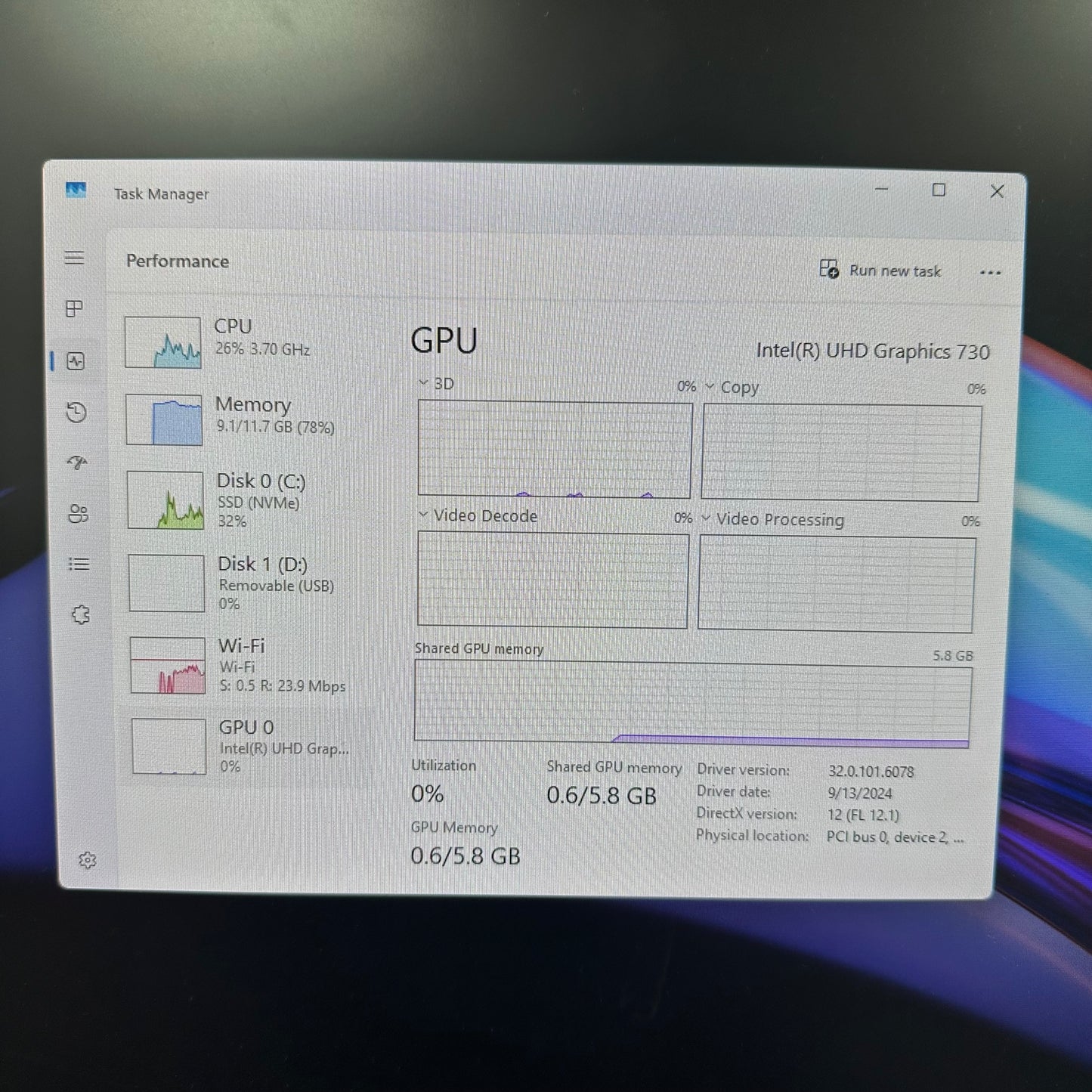 HP Pavilion TP01-3003W Core i5-12400 2.50GHz 12GB RAM 512GB SSD
