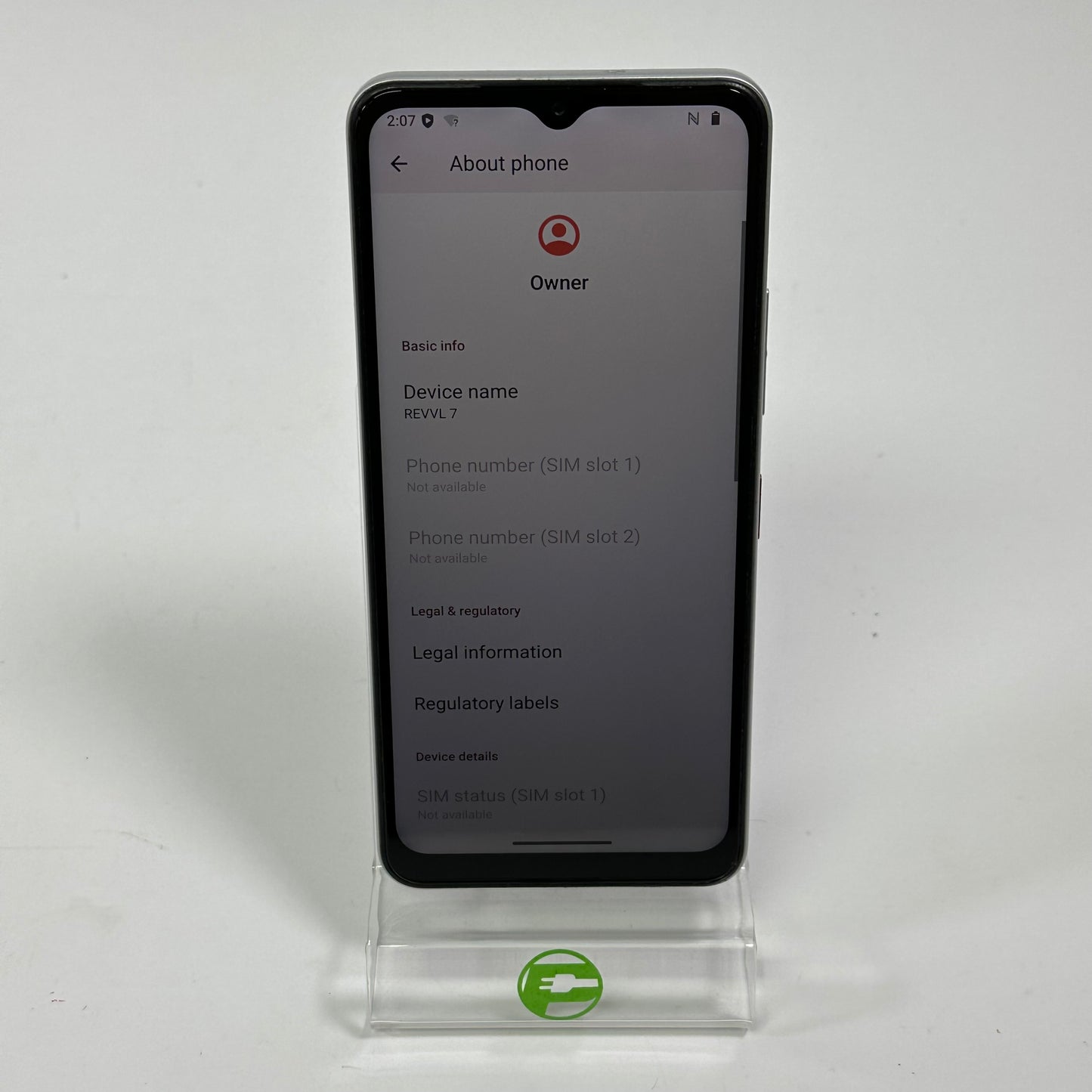T-Mobile Wingtech REVVL 7 128GB 16 White TMRV075G