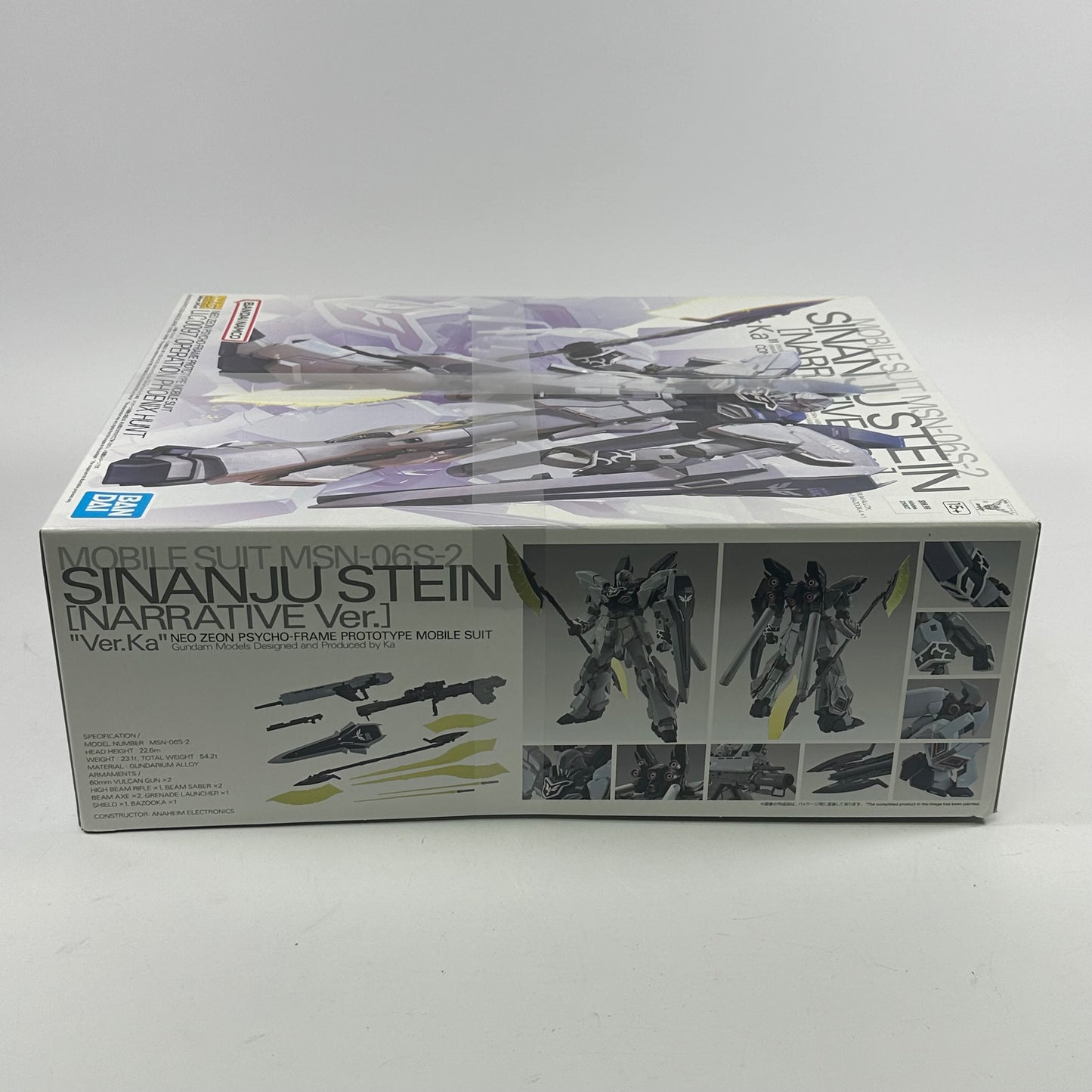 New Bandai MSN-06S-2 Mobile Suit Sinanju Stein Narrative Ver. KA 645075-2656477