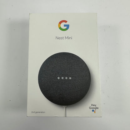 Google Nest Mini 2nd Gen Smart Speaker Charcoal