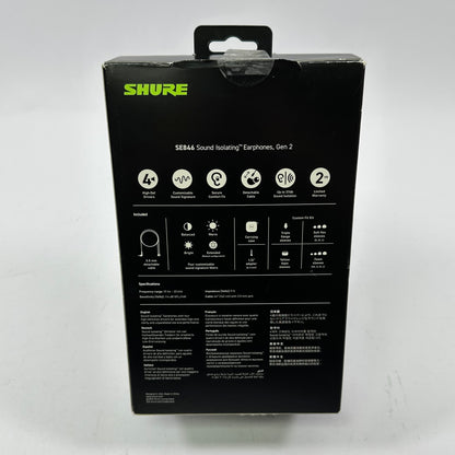 Shure Gen 2 Sound Isolating Earphones SE846
