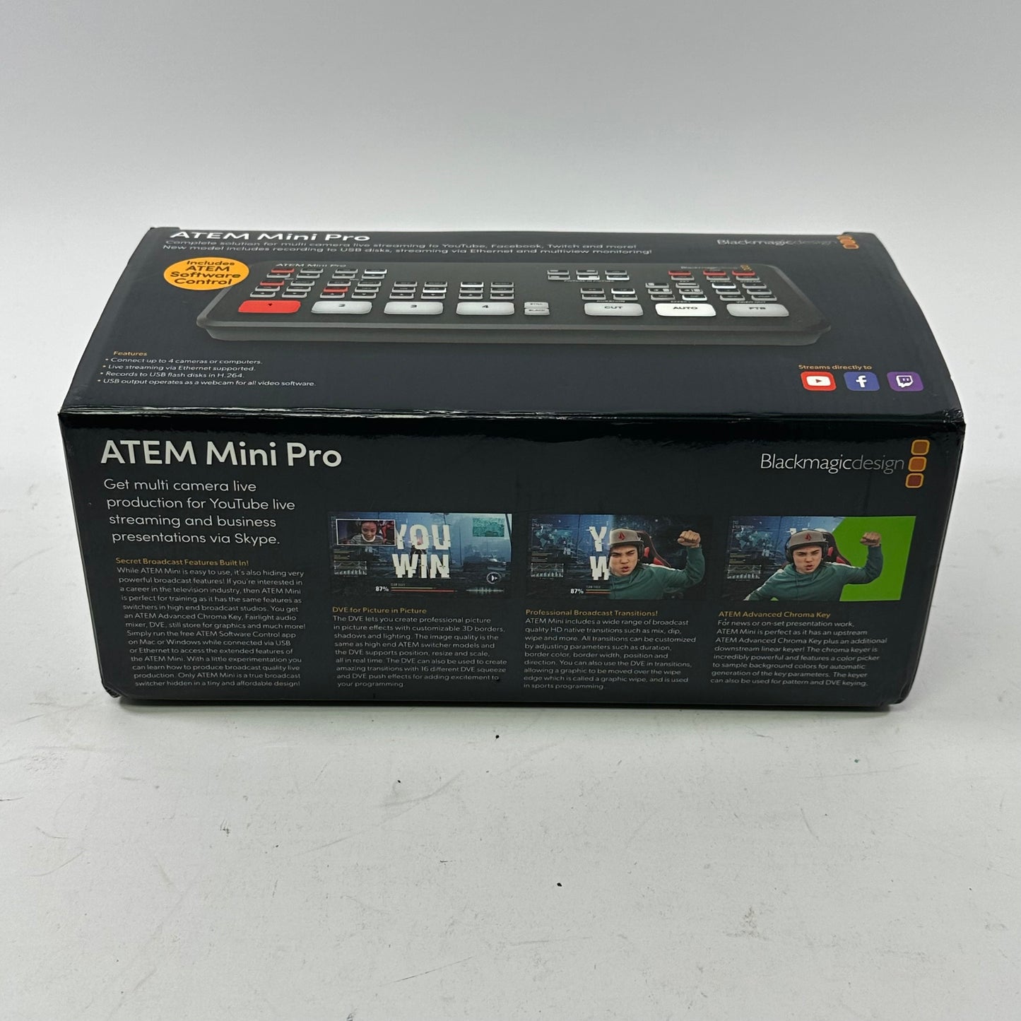 Blackmagic Design ATEM Mini Pro HDMI Live Stream Switcher