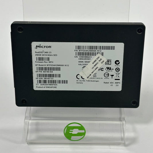 Micron 2.5" RealSSD C400 256GB SATA III 6Gbps SSD MTFDDAK256MAM-1K12