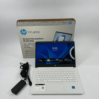 HP Laptop 14-DQ0052DX 14" Celeron N4120 1.1GHz 8GB RAM 64GB SSD