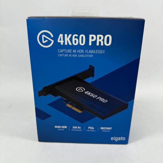 Elgato 4K60 Pro PCle Capture Card 20GAS9901