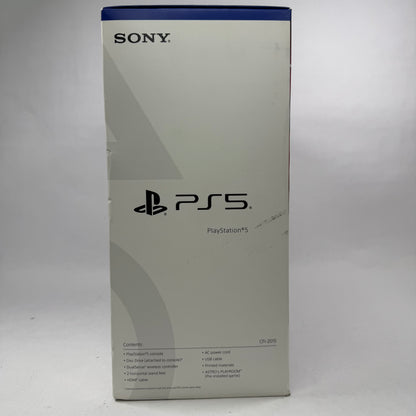 New Sony PlayStation 5 Slim Disc Edition PS5 1TB White Console Gaming System 