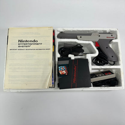 Nintendo Entertainment System NES Action Set Video Game Console Set NES-001 Gray