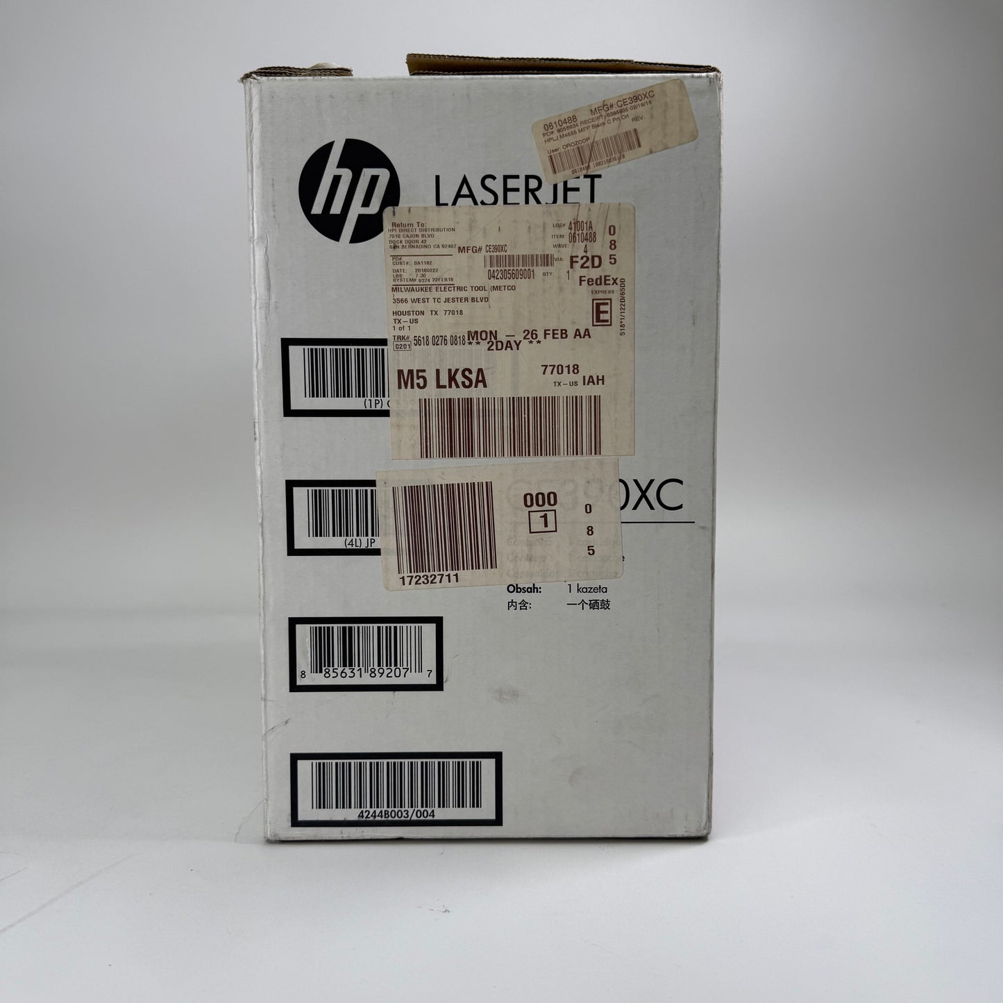 New HP ce390xc Black Toner Cartridge