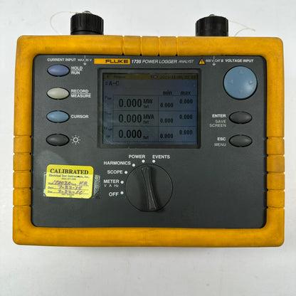 Fluke 1735 Three-Phase Portable Power Quality Logger Analyst