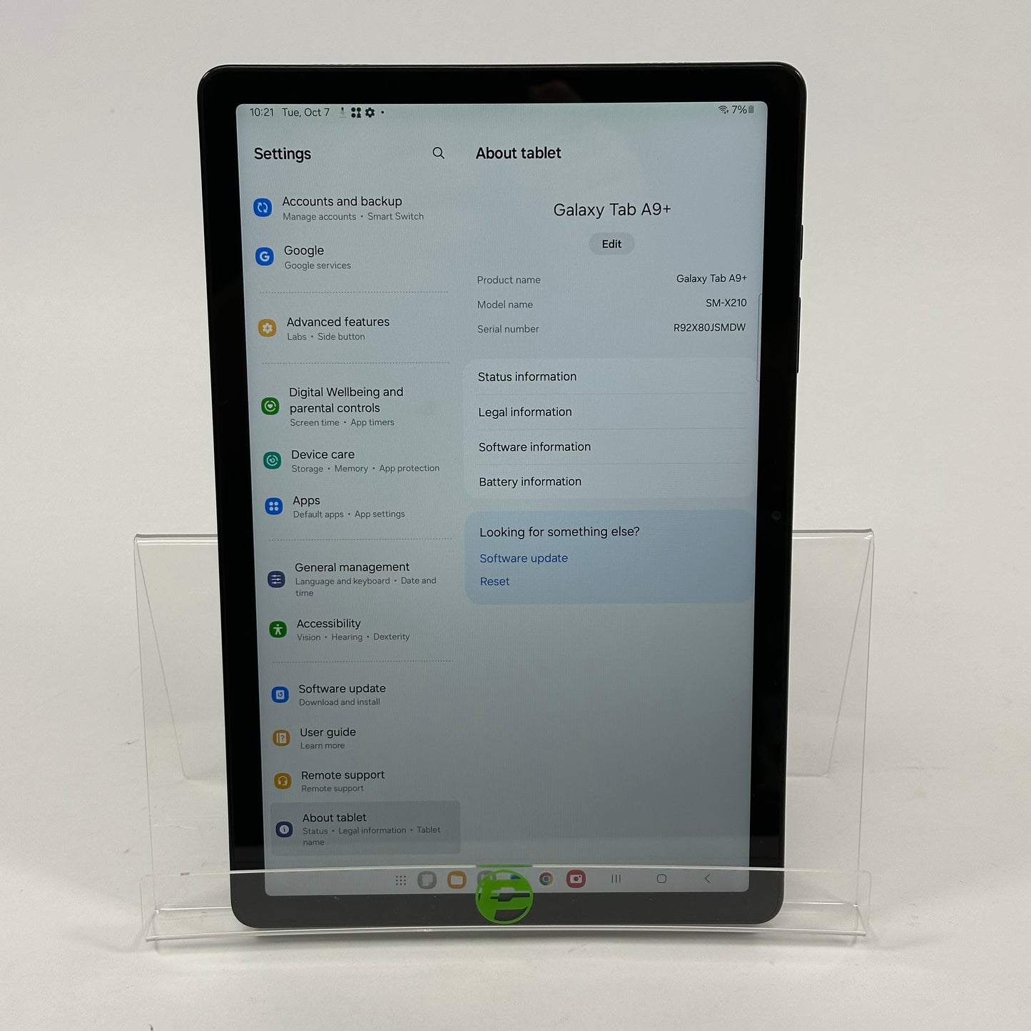 WiFi Only Samsung Galaxy Tab A9+ 11.0" 64GB 