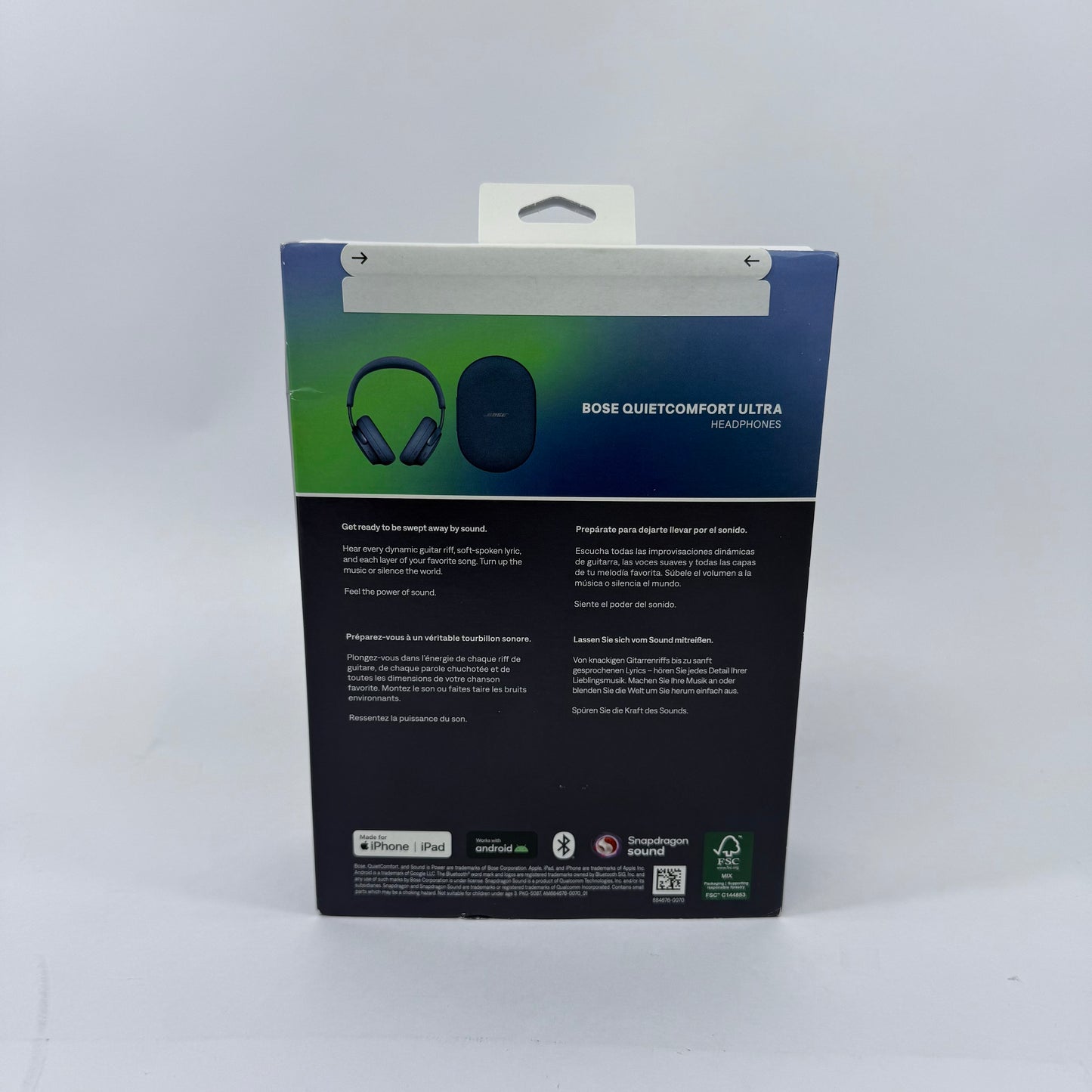 New Bose QuietComfort Ultra Over-Ear Noise Cancelling Bluetooth Headphones 