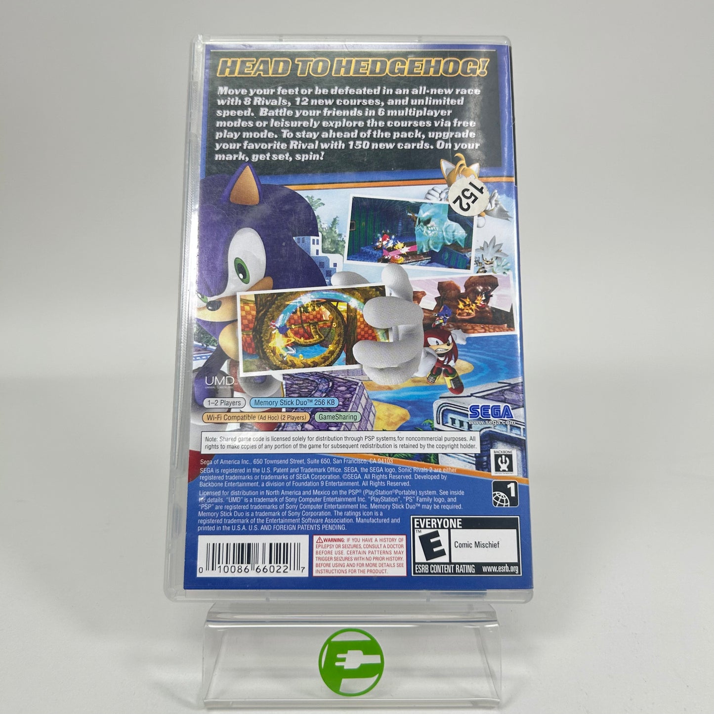 Sonic Rivals 2 (Sony PlayStation Portable PSP, 2007)