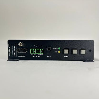 ATLONNA HDBaseT to HDMI Receiver/Scaler with Audio De-Embedding AT-HDVS-RX
