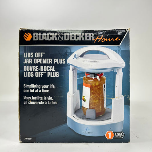 Black & Decker Lids off Jar Opener JW250