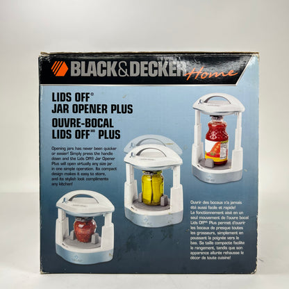 Black & Decker Lids off Jar Opener JW250