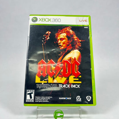 AC/DC Live Rock Band Track Pack (Microsoft Xbox 360, 2008)