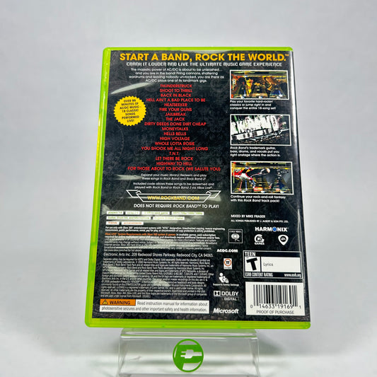 AC/DC Live Rock Band Track Pack (Microsoft Xbox 360, 2008)