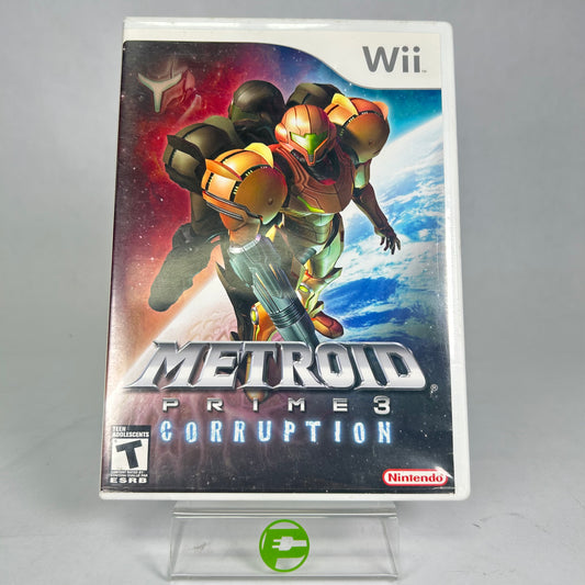 Metroid Prime 3 Corruption (Nintendo Wii, 2007)