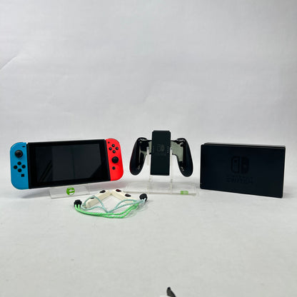 Nintendo Switch v1 Video Game Console HAC-001 Red/Blue