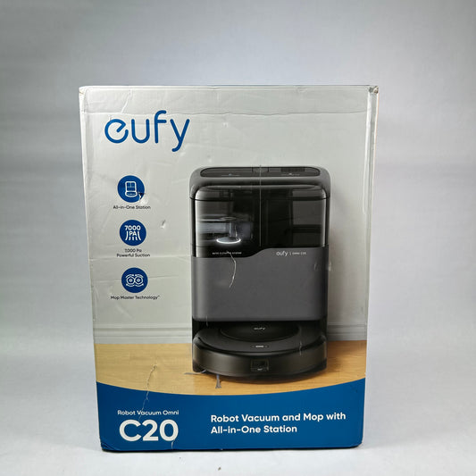 New Eufy Robot Vacuum  Mop Omni C20 Self Emptying All-in-One Station Auto Drying