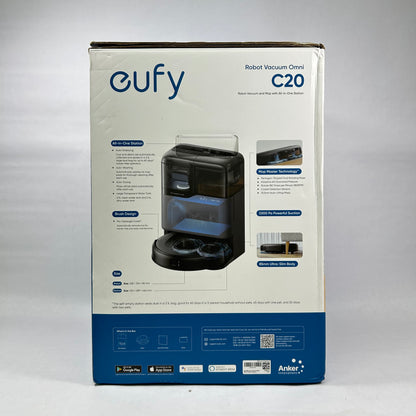 New Eufy Robot Vacuum  Mop Omni C20 Self Emptying All-in-One Station Auto Drying