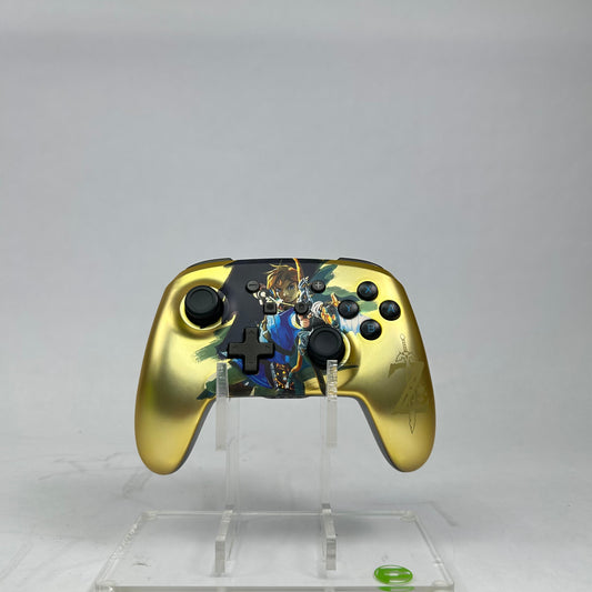 Nintendo Switch Legend of Zelda Gold Wireless Enhanced Controller Power A
