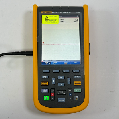 Fluke 125B 600V Industrial Scopemeter Hand-Held Oscilloscope